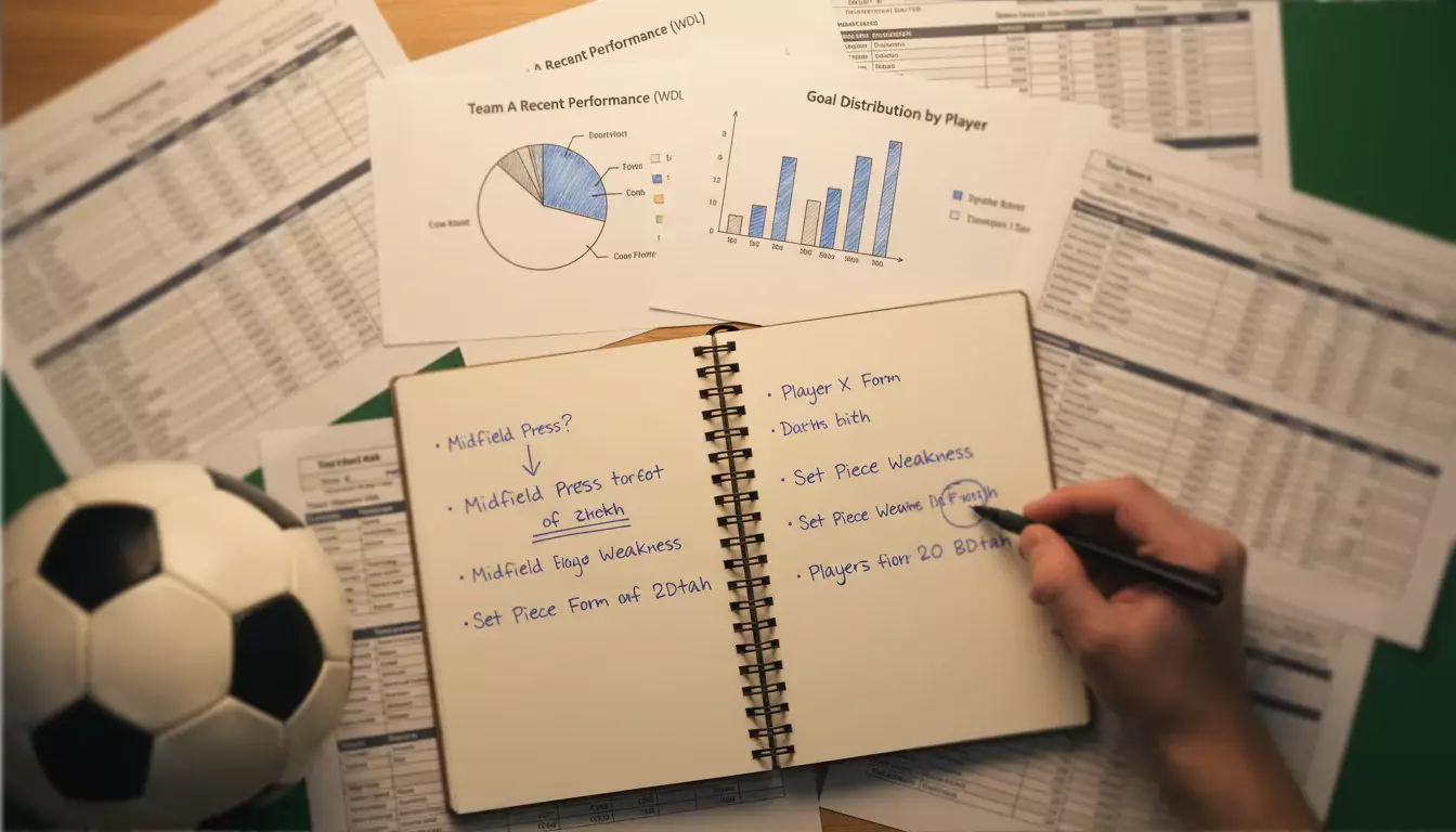 Voetbalstatistieken voor weddenschappen analyseren